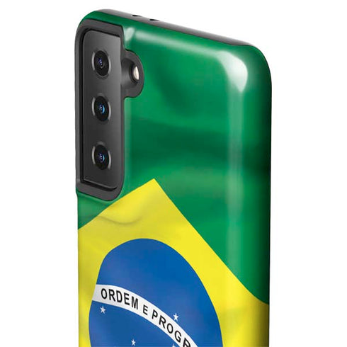 Brazil Flag Galaxy S21 FE Pro Case